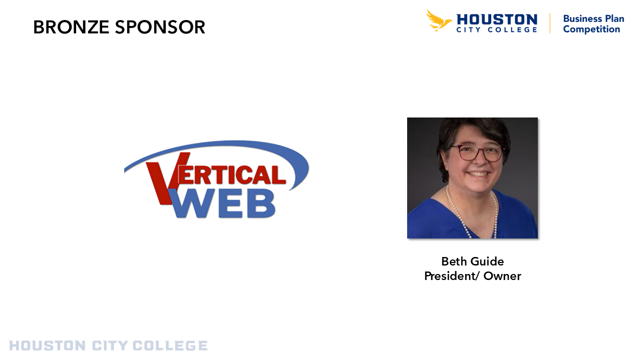 Vertical Web 2026 Business Plan Competition Bronze Sponsor