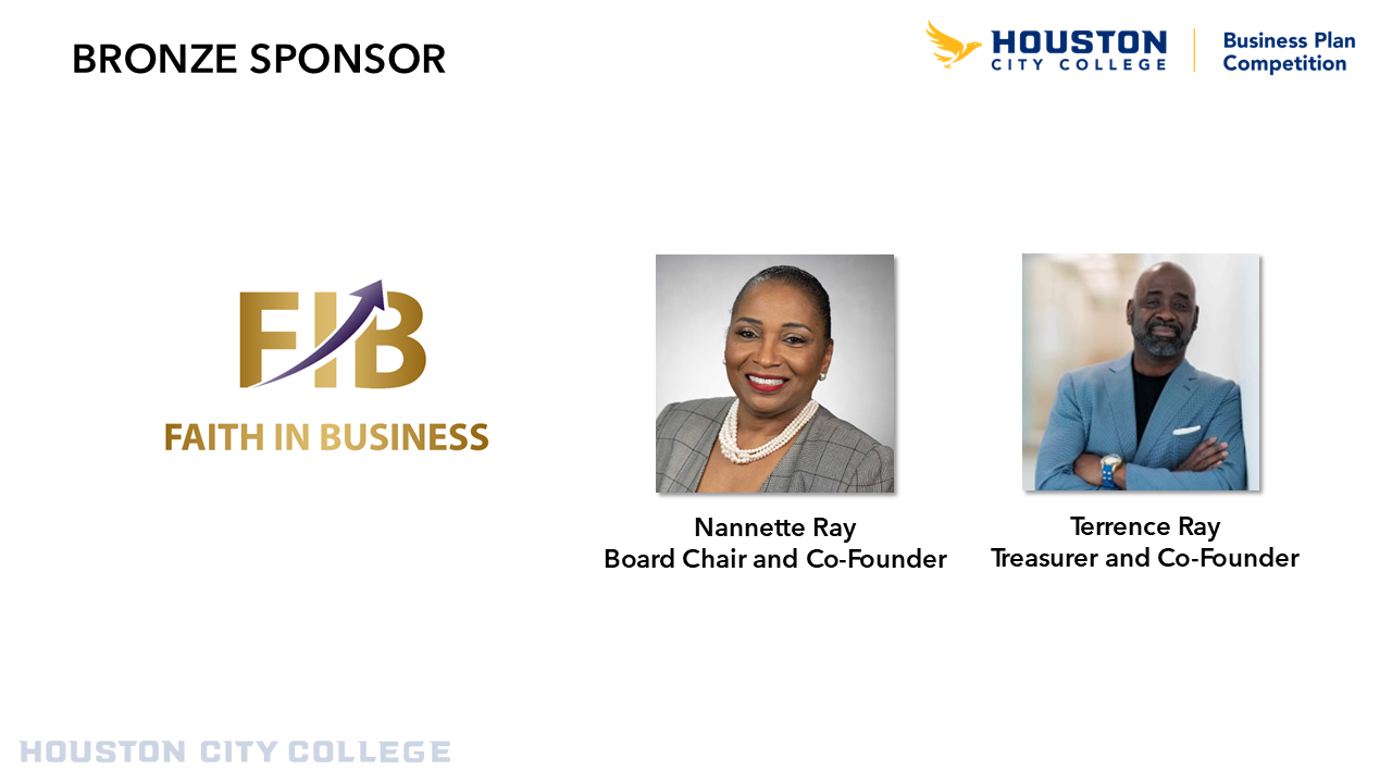 Faith in Business 2026 Business Plan Competition Bronze Sponsor